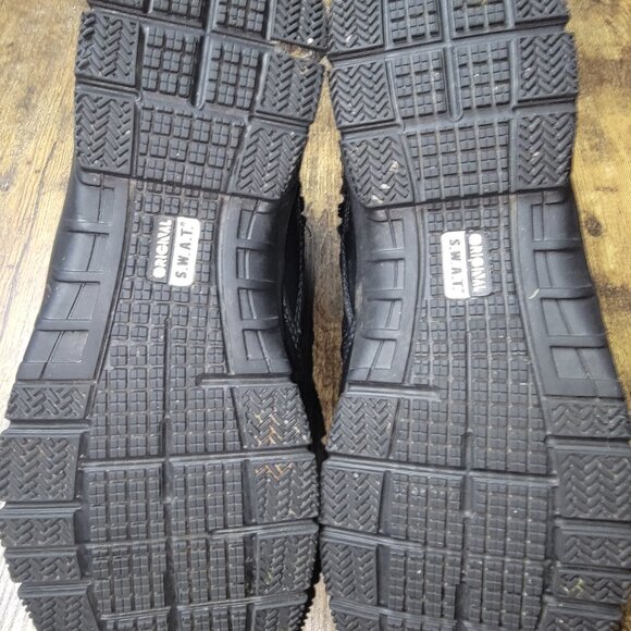 Original Swat Force 6“ Side Zip 153101 Mens Black Leather Tactical Boots 10M - Picture 2 of 9